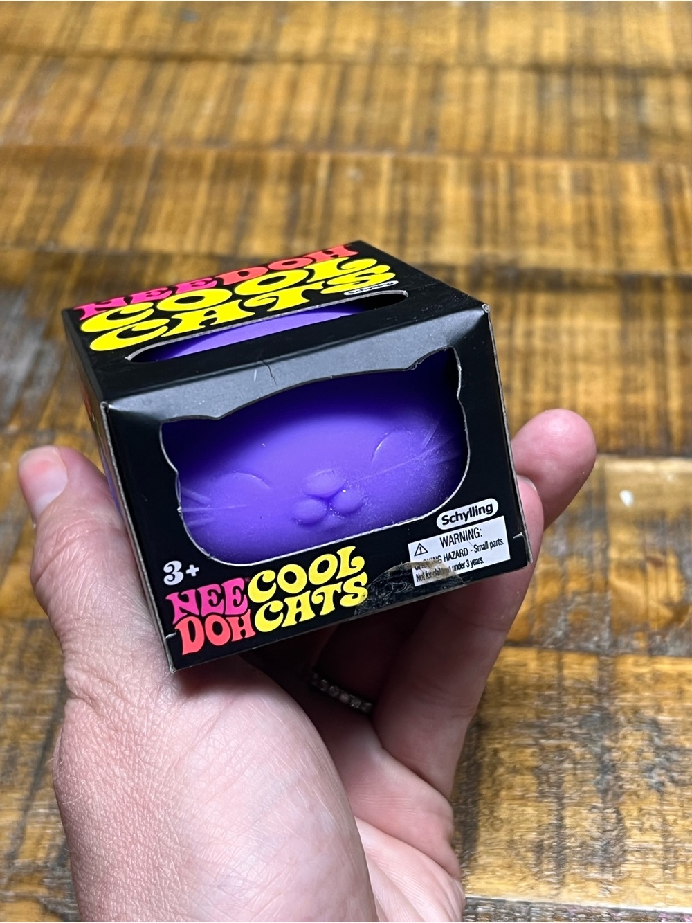 Schylling NeeDoh Cool Cat (purple)
